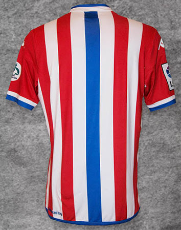 Sporting Gijon 2015-16 Home Soccer Jersey - Click Image to Close
